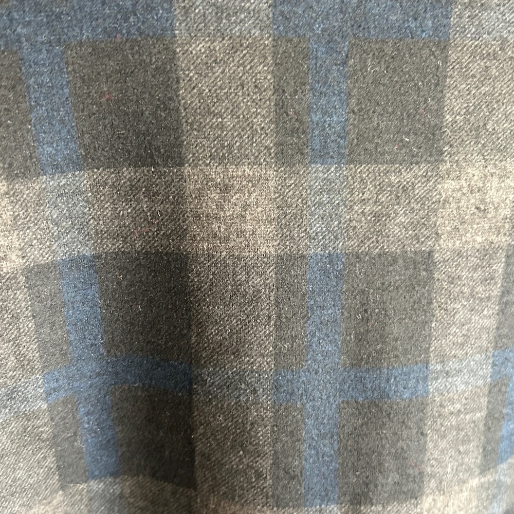 Age of Wisdom Plaid Flannel Stretch Knit Shirt With Two Chest Pockets XL - Picture 8 of 11